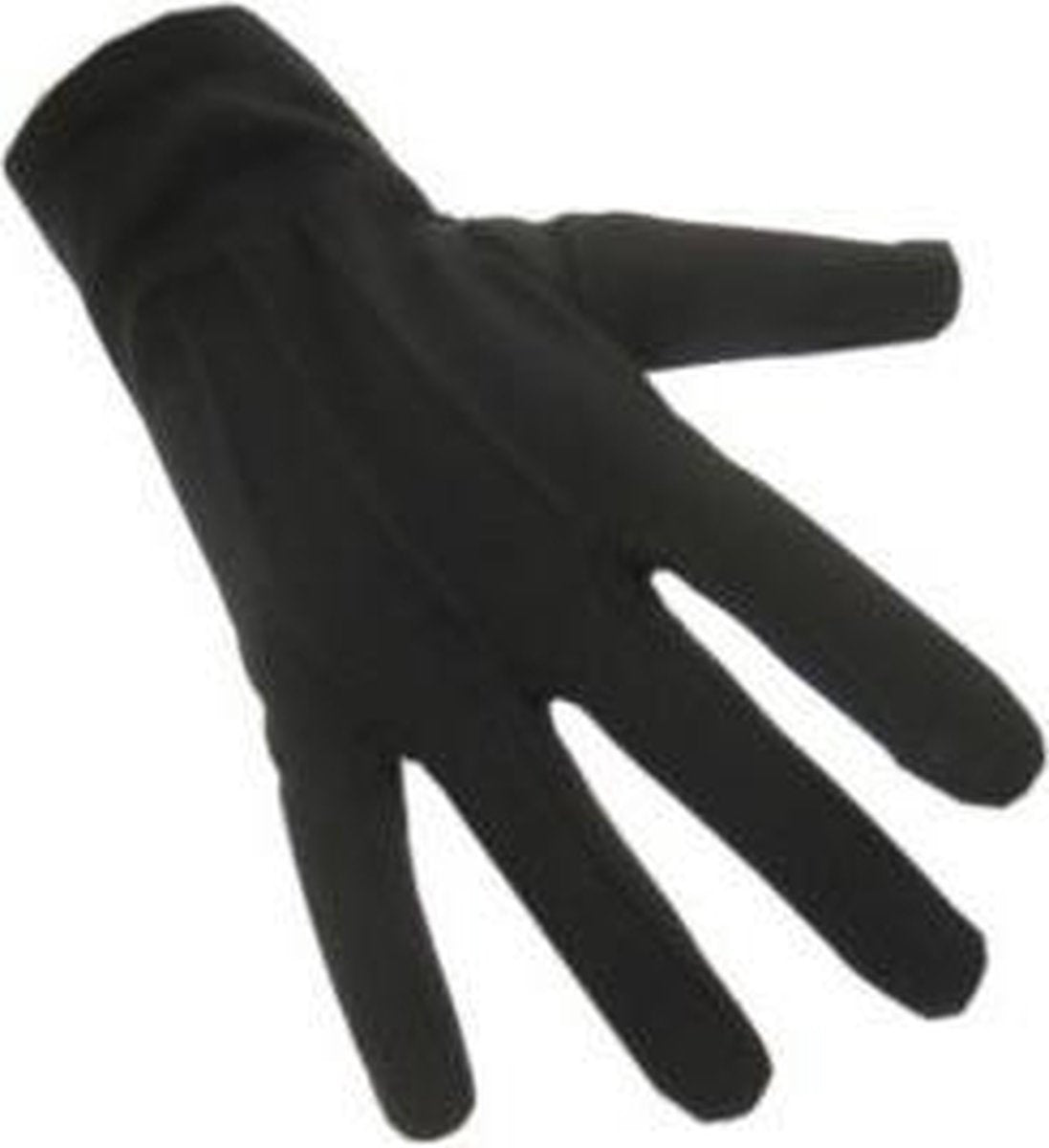 Handschoenen katoen kort zwart MAAT L