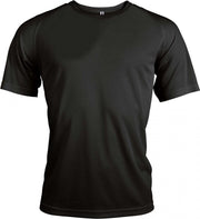 Functioneel Sportshirt - Zwart - Polyester - Maat M
