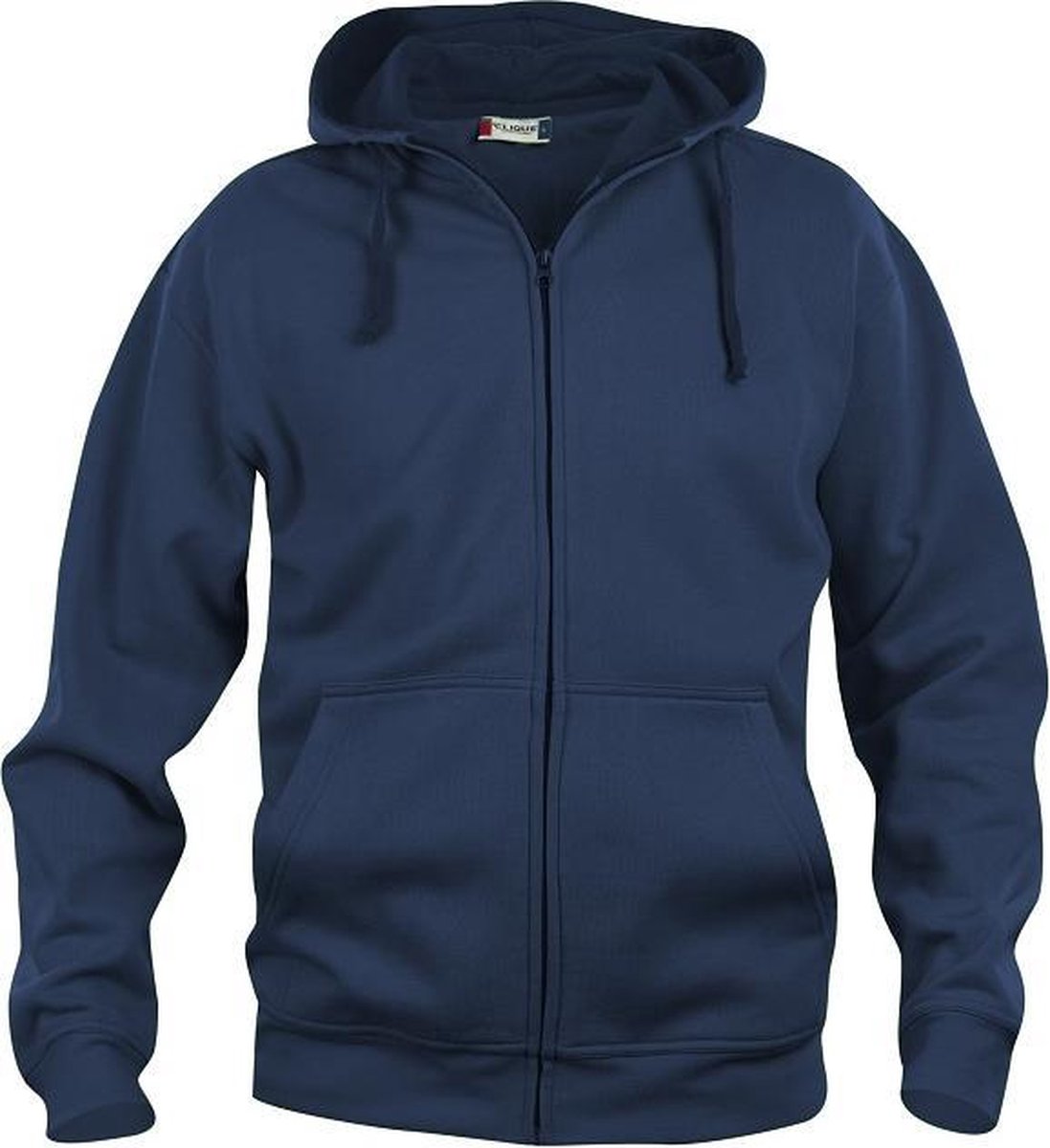 Basic hoody full zip dark navy m