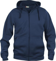 Basic hoody full zip dark navy m