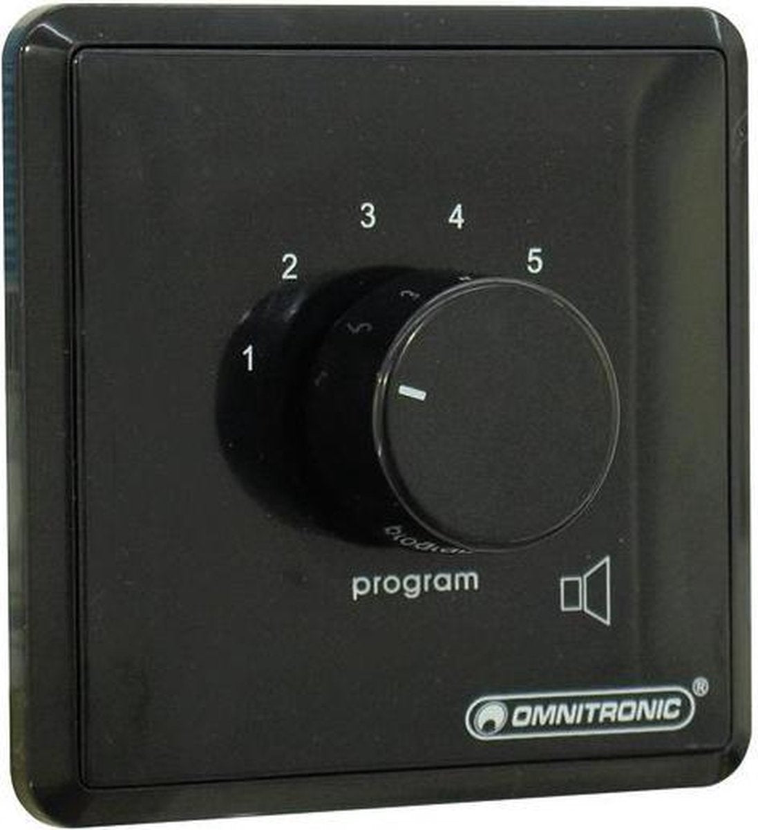 OMNITRONIC PA Program Selector mono bk
