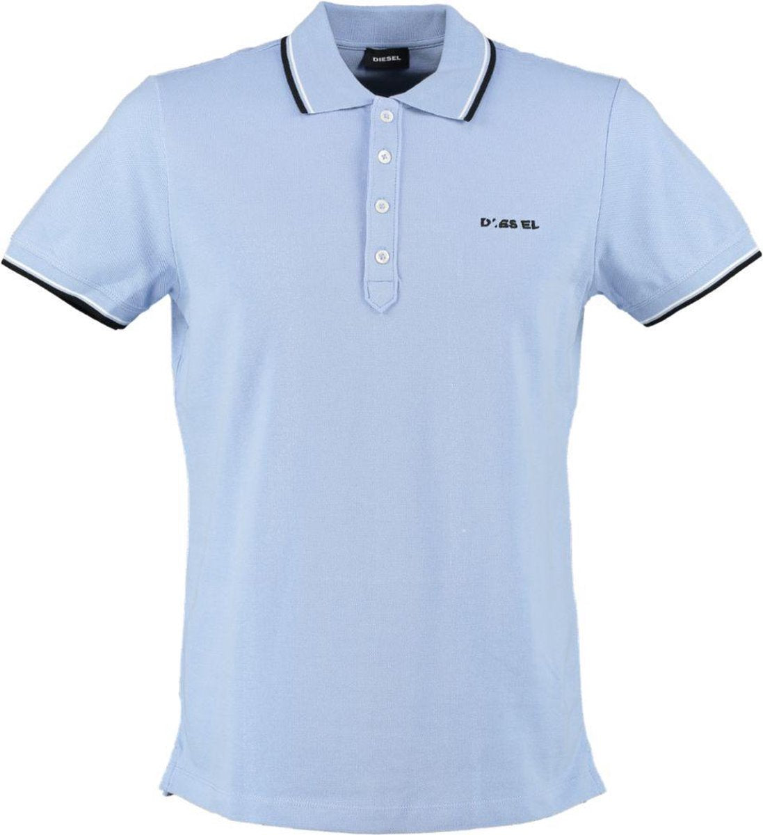 Diesel lichtblauwe polo - Maat S