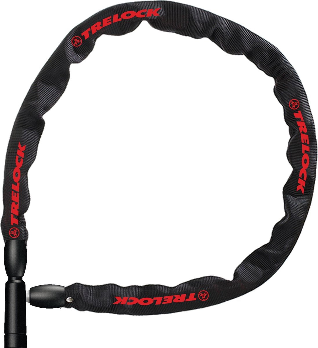 Kettingslot Trelock BC115 - ø4mm - 115cm - zwart