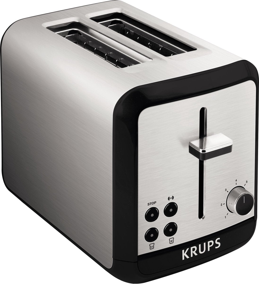 Broodrooster RVS 2 gleuven Krups Savoy KH311010