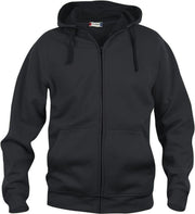 Clique Basic hoody full zip Zwart maat XL