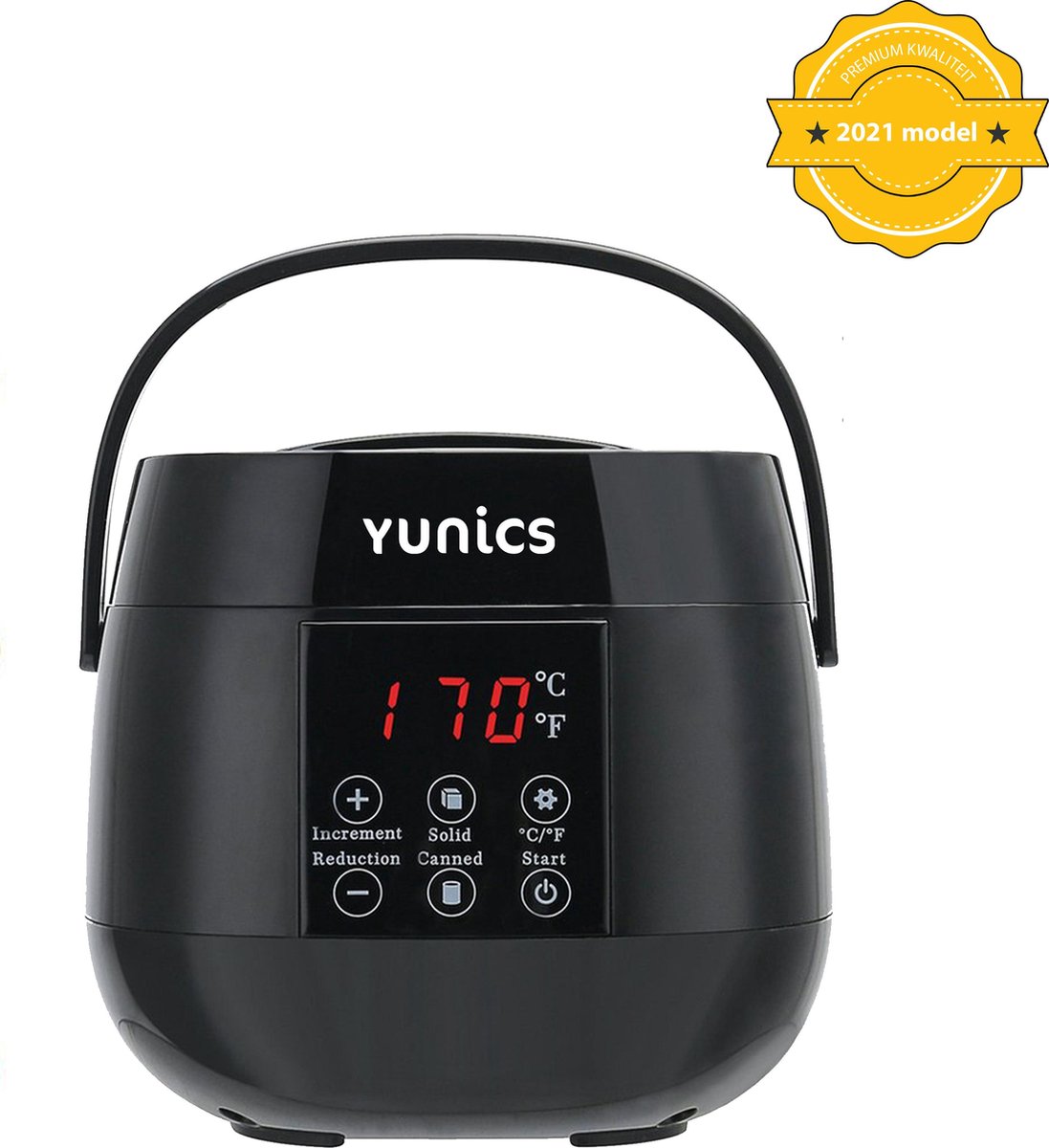 YUNICS® Premium Wax Apparaat - Wax Ontharen - Ontharingsapparaat - Wax - Zwart