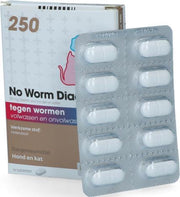 Ontwormings tabletten voor hond en kat - 10 Tabletten - 250MG/tablet - Ontworming hond kat
