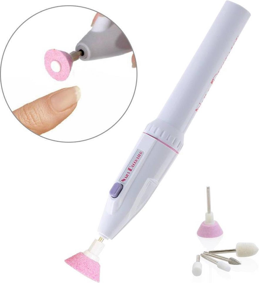 Merkloos - Manicure- en pedicureapparaat