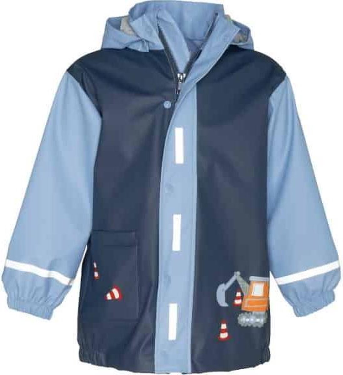 Playshoes Regenjas Graafmachine Blauw Junior Maat 128