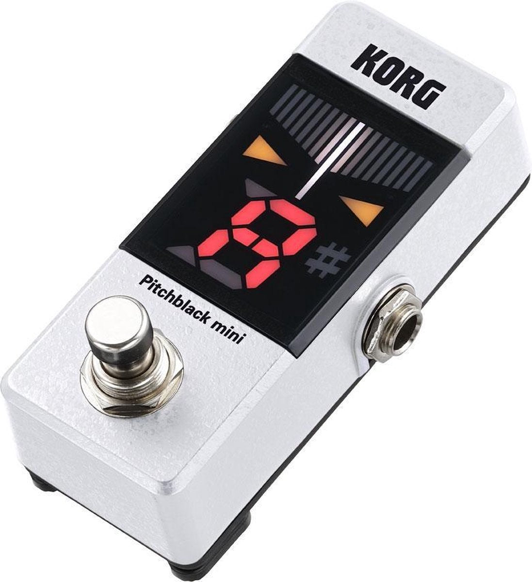 Korg Pitchblack Mini White pedaal stemapparaat