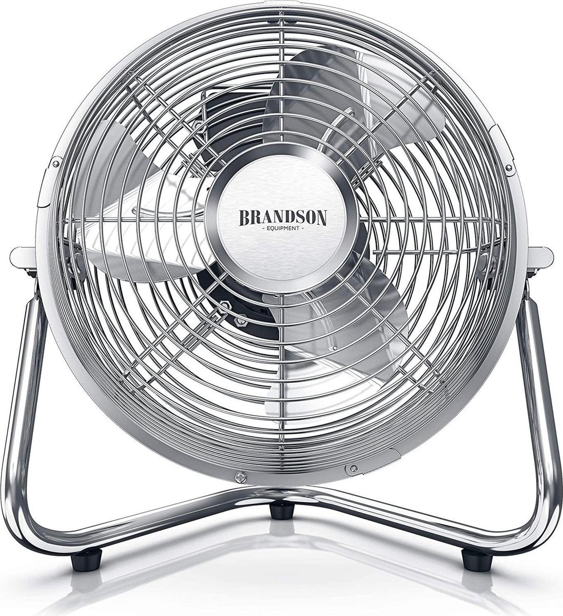 Windmachine | tafelventilator in retrostijl | chroom
