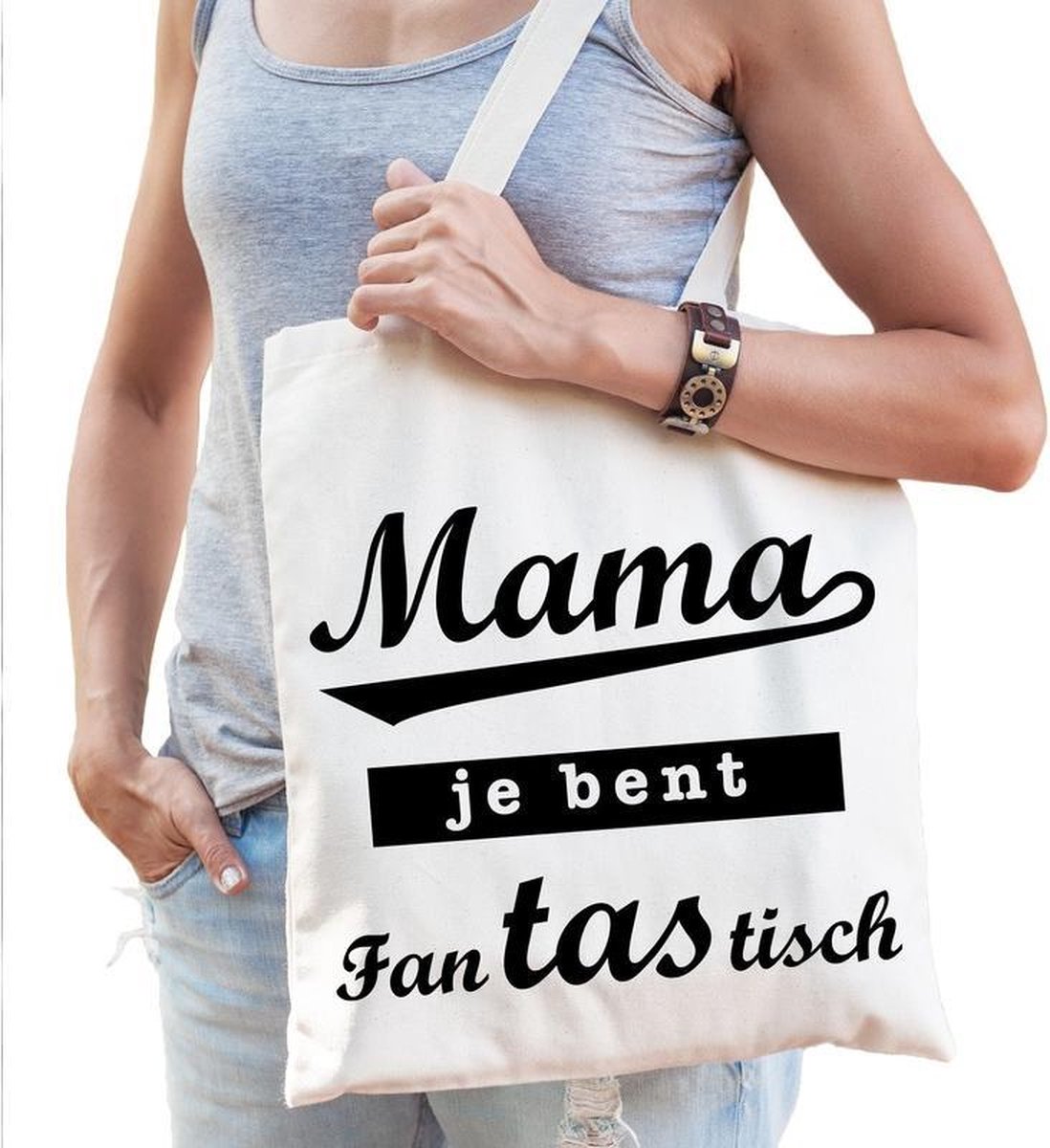 Mama je bent fantastisch katoenen cadeau tas -  kadotas voor moeders