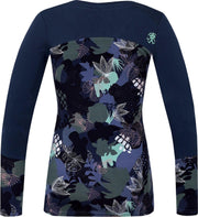 Rafiki T-shirt Sephira Dames Viscose Donkerblauw Maat 38