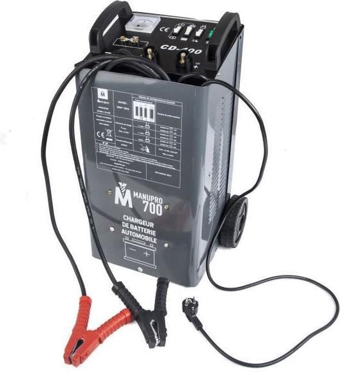 Auto Startbooster Acculader - MANUPRO 700 - 40A 1400W 12/24V