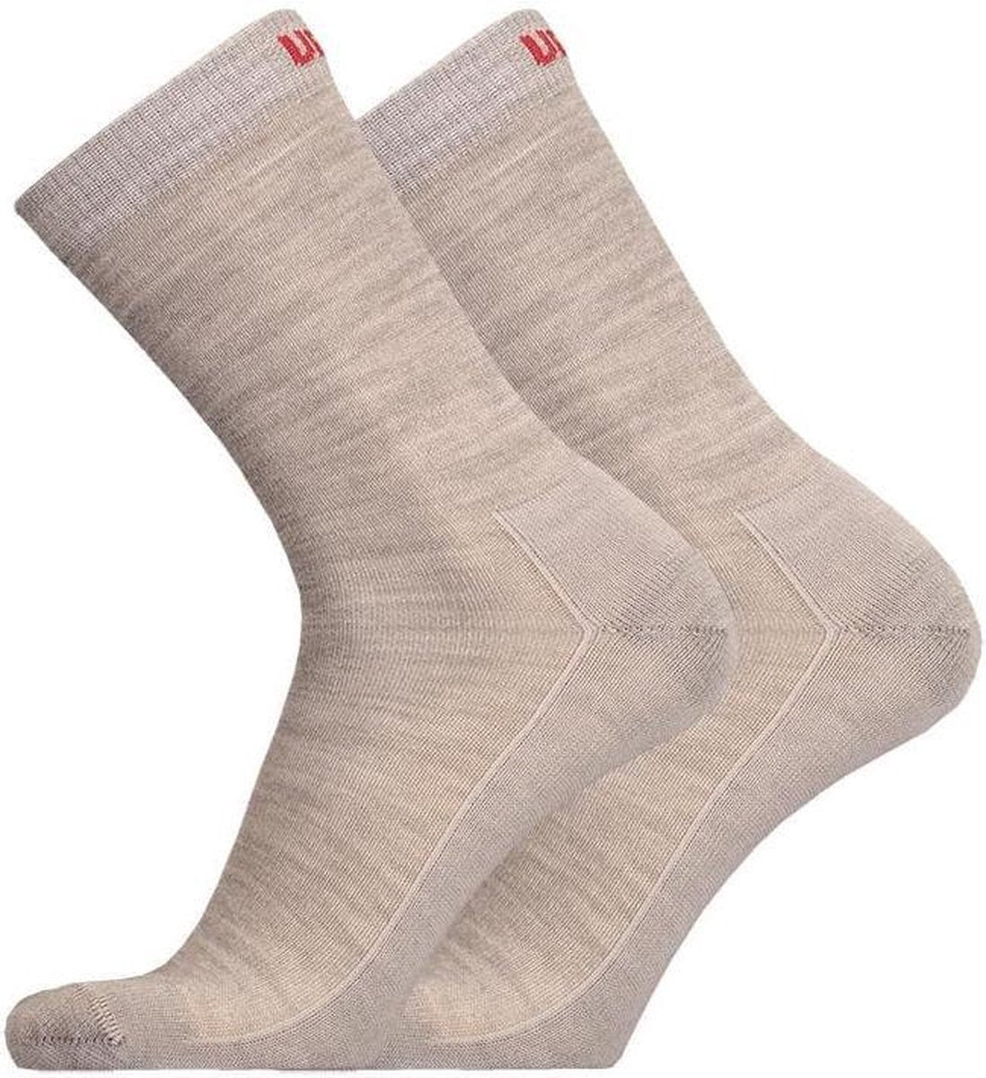 UphillSport TEIJO Wandelsokken Merino Liner Lichtgrijs Unisex Crew