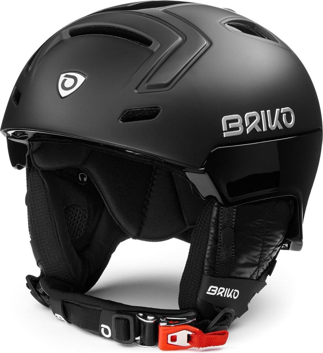 Briko Stromboli Helmet Shiny Matt Black - Maat XL