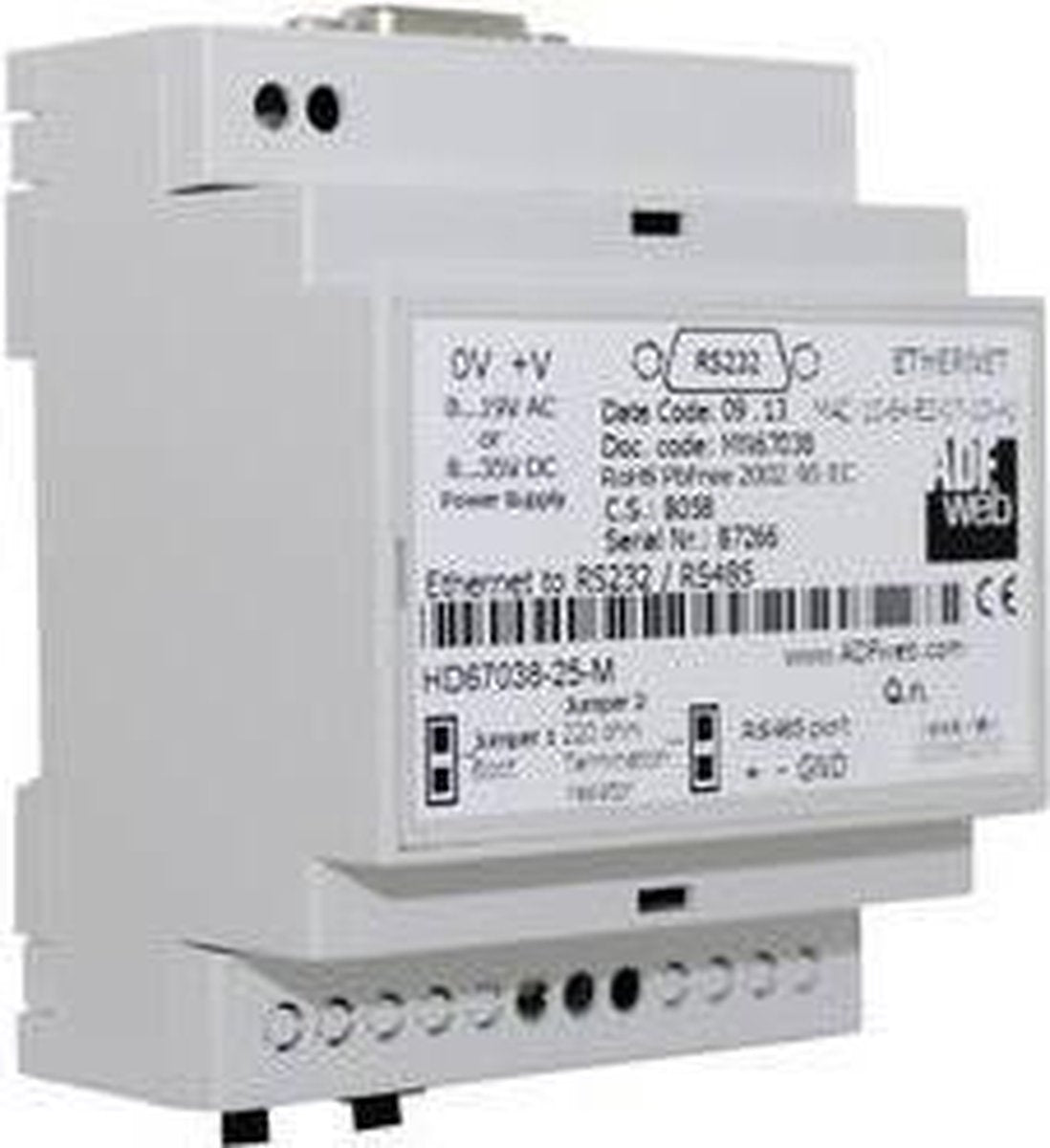 Wachendorff HD6703825M HD6703825M Ethernet converter RS-232