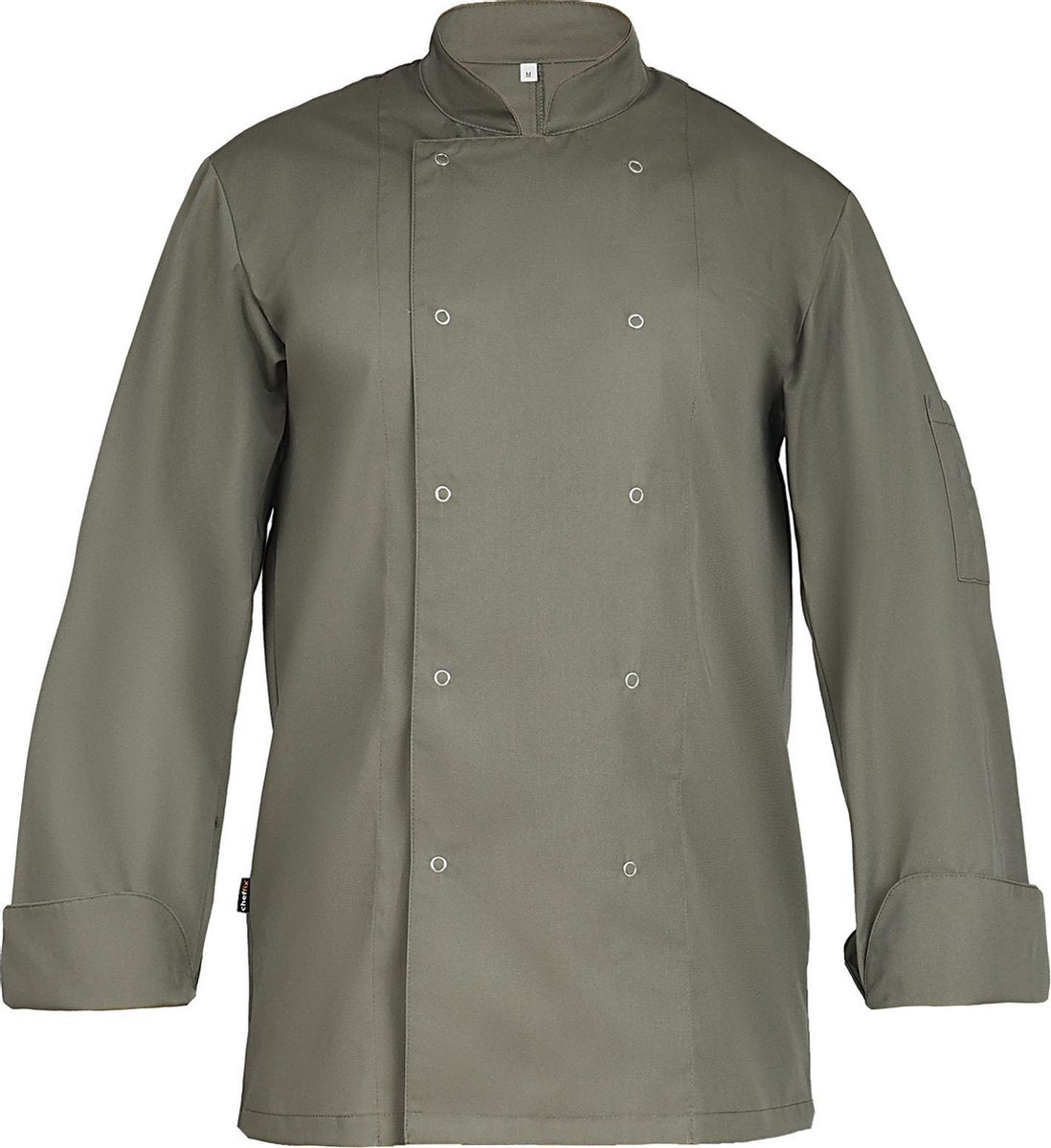 Cheffix Koksbuis HILTON CARDON Twill 210gr/m2 Olijf Groen  XL