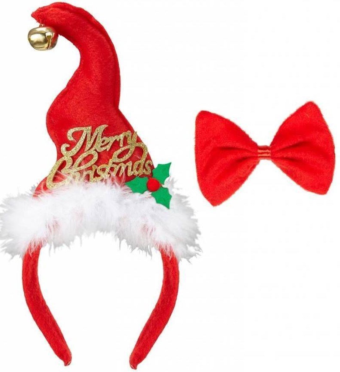 Kerst Haarband en Strikje