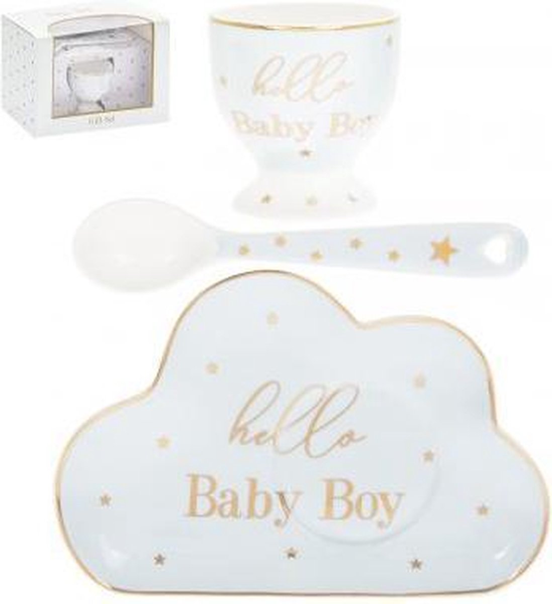 Eetset Mad dots Baby boy