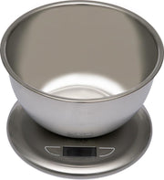 BrandNewCake RVS Keukenweegschaal digitaal met kom 5kg (inclusief batterijen)