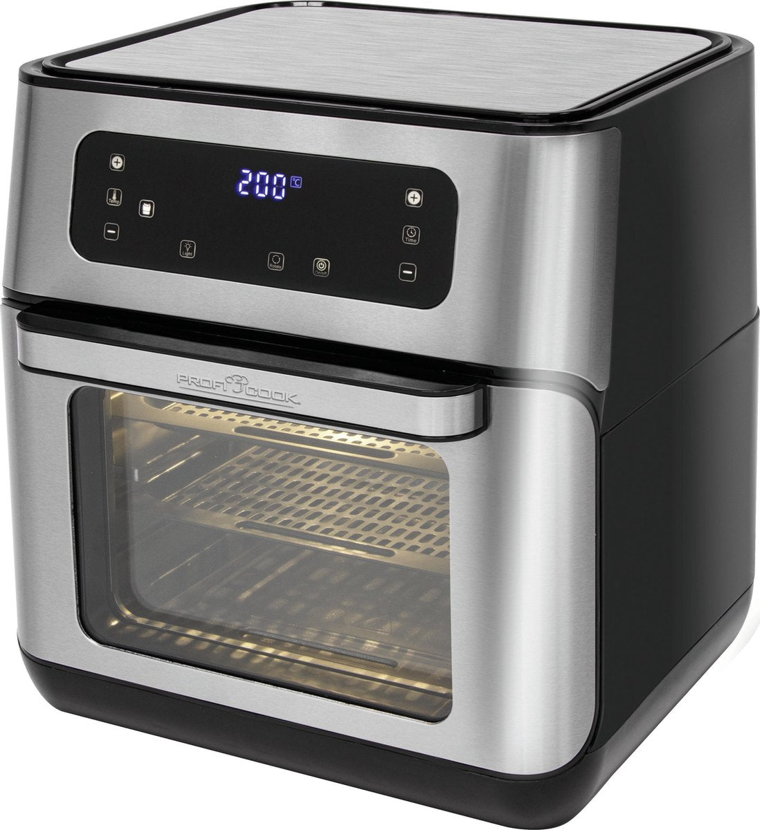 ProfiCook PC-FR 1200 H Enkel 11 l Vrijstaand 1500 W Heteluchtfriteuse Zwart