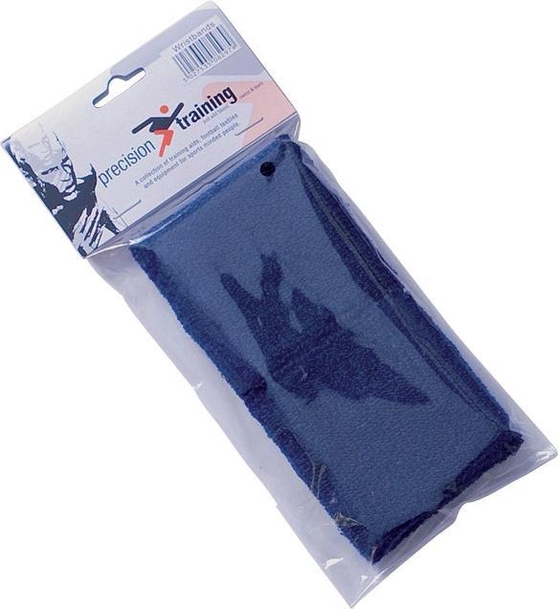 Precision Training Polsbanden Katoen Navy 2 Stuks One-size
