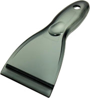 IJskrabber/ijsschraper zwart transparant extra breed 22 x 10 cm