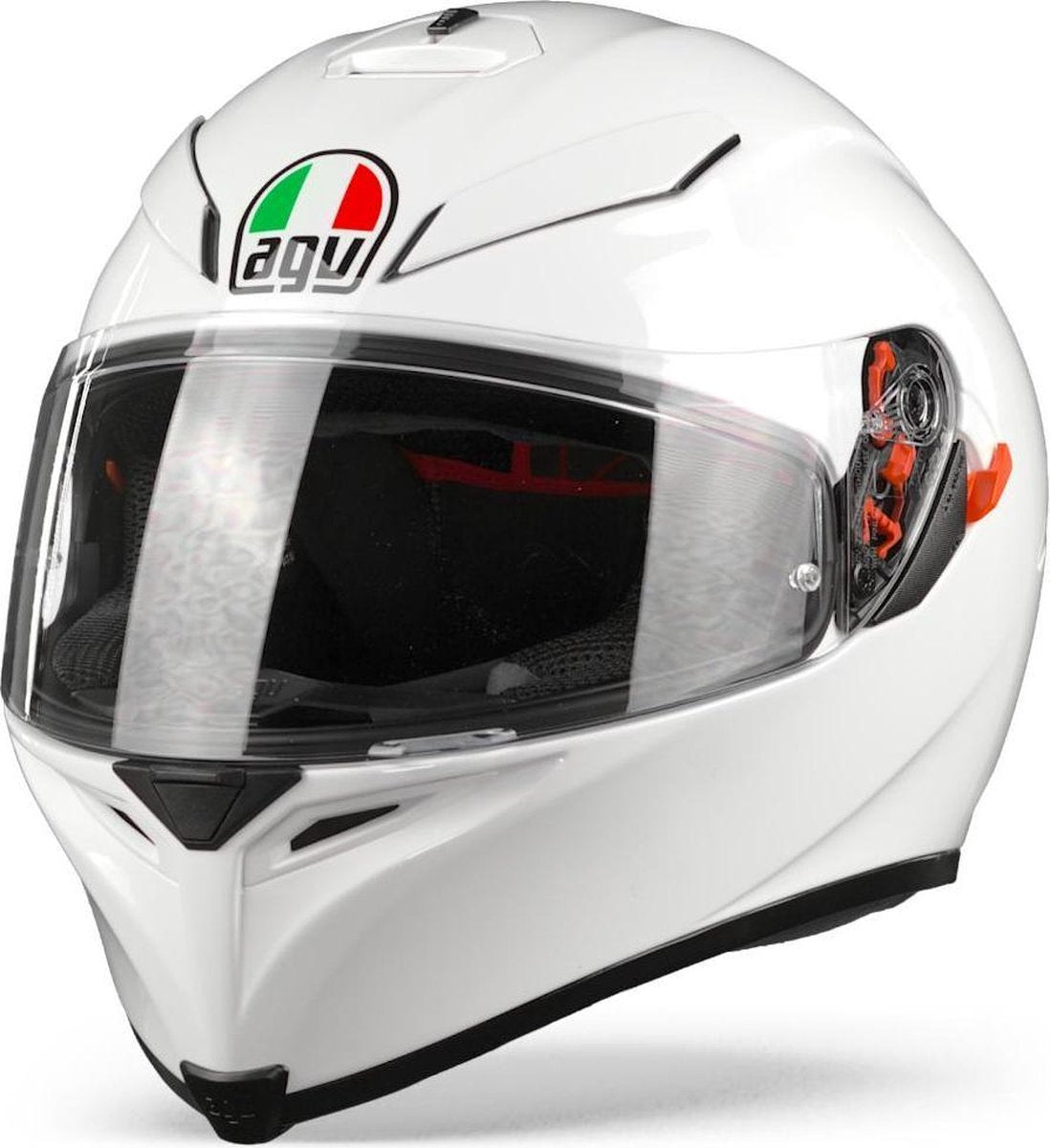 Agv K5 S Max Vision Pearl Wit Integraalhelm - Motorhelm - Maat S
