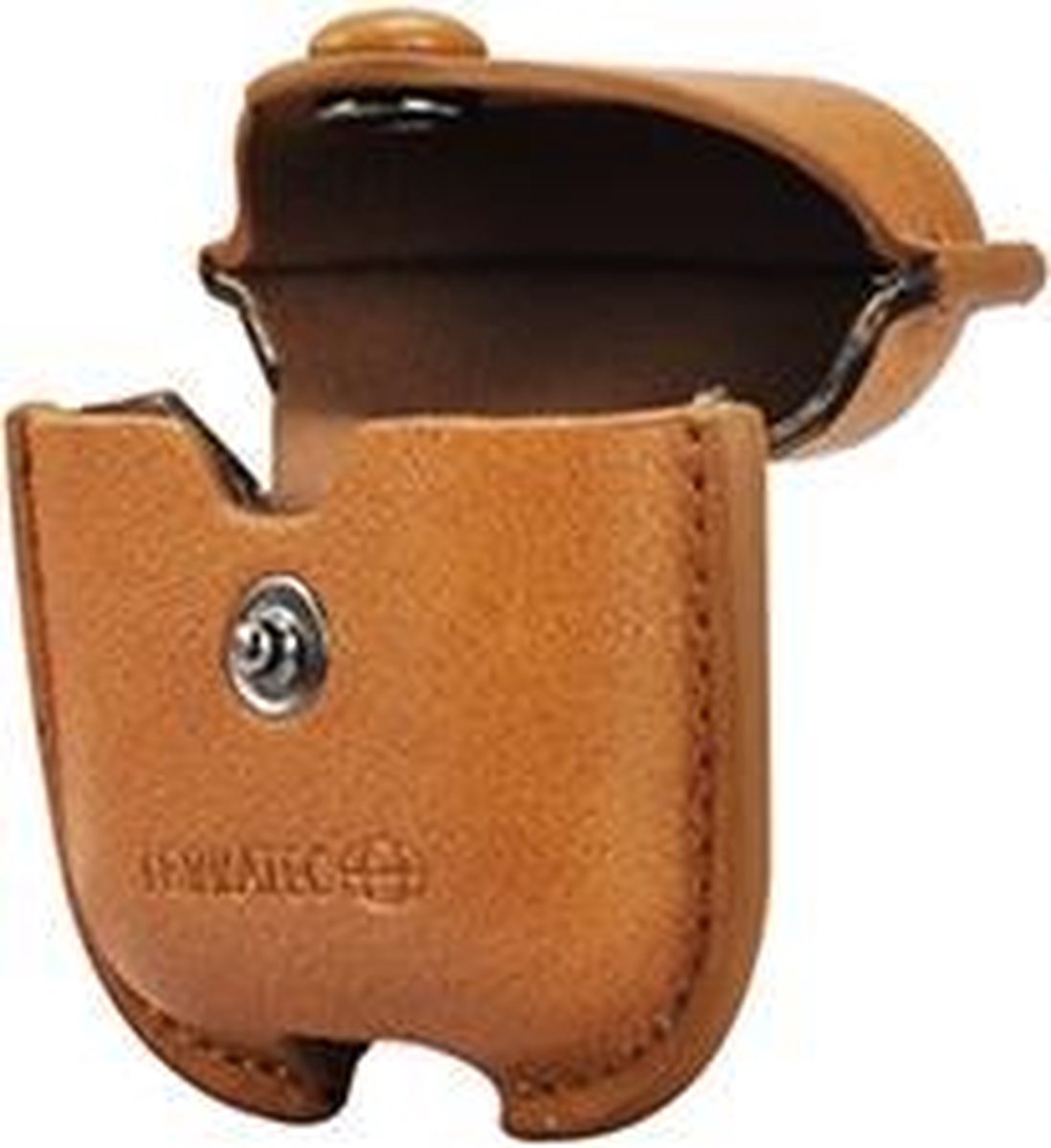 TERRATEC AirBox beschermhoesje voor AirPods Shape fixed PU Leder lichtbruin
