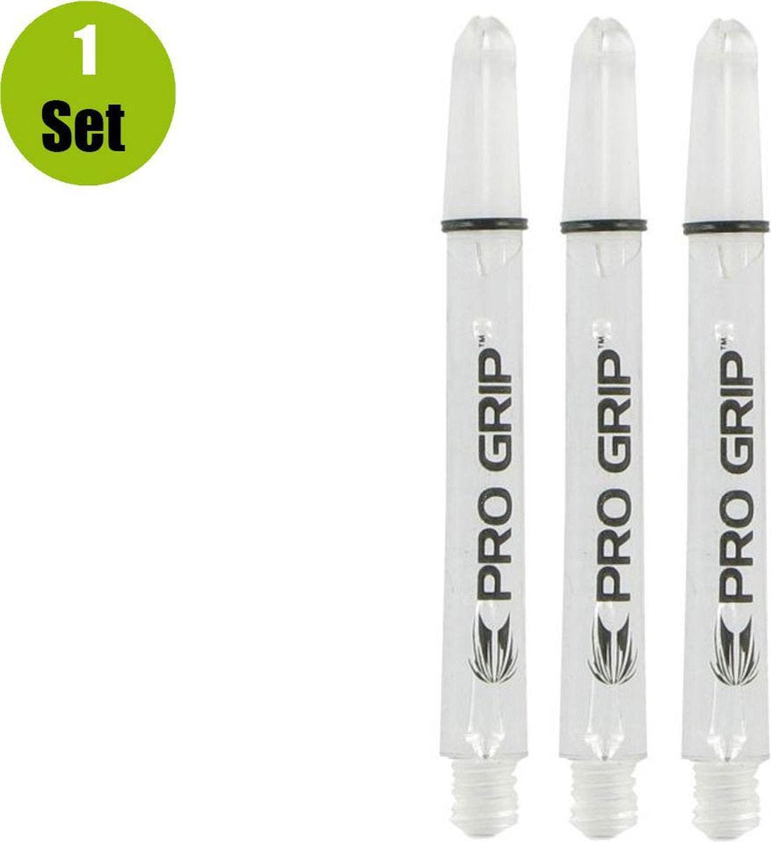 5 sets PRO GRIP CLEAR MEDIUM dart shaft