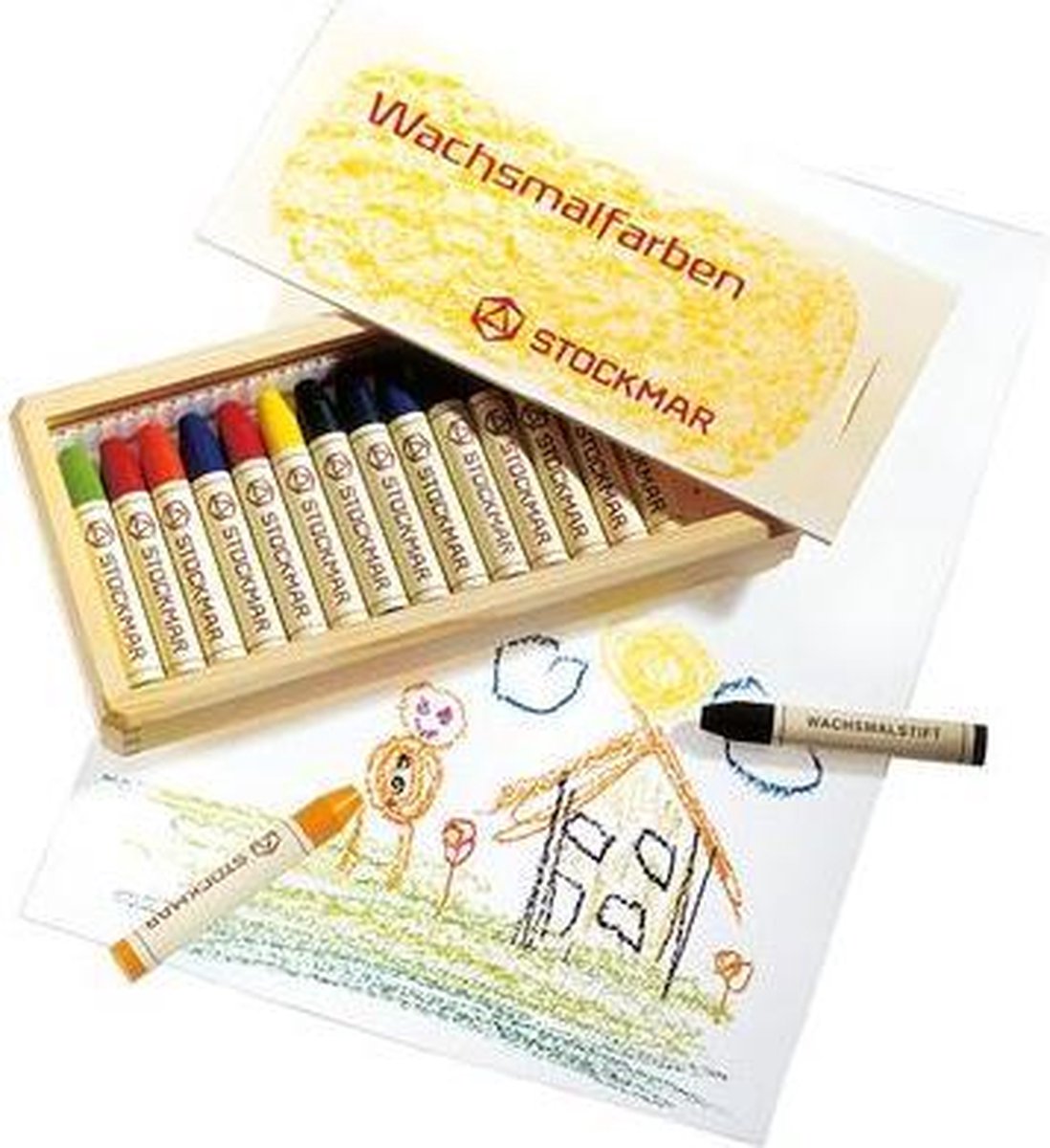 Stockmar stiftkrijtjes Cadeaubox 16 stuks