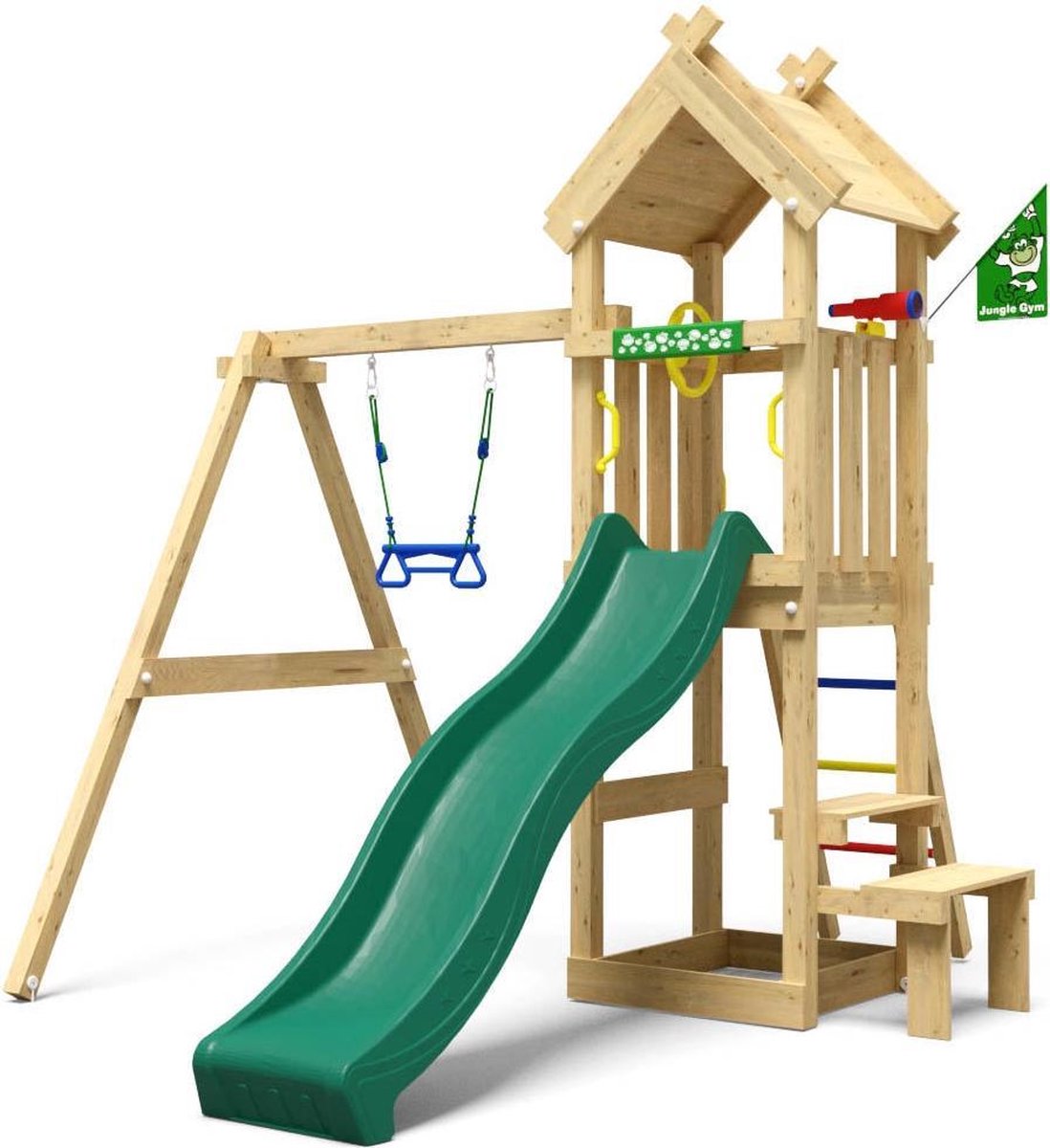 Houten Speeltoren • Totem 1-Swing