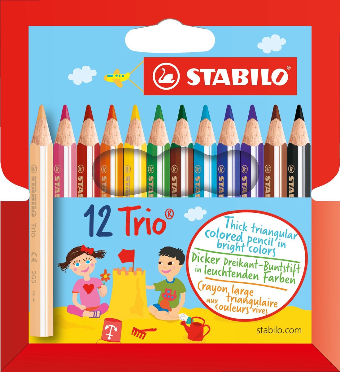 Kleurpotloden STABILO Trio Kort