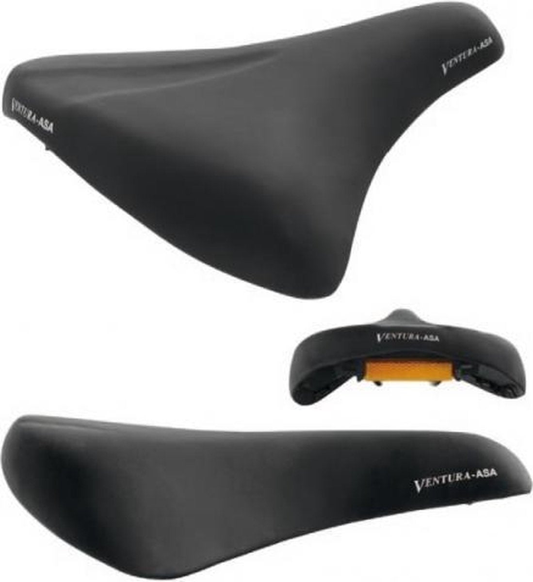 Ventura Universeel - Fietszadel - Zwart