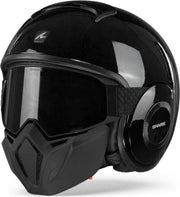 Shark Street Drak Blank Blk Zwart Jethelm - Motorhelm - Maat M