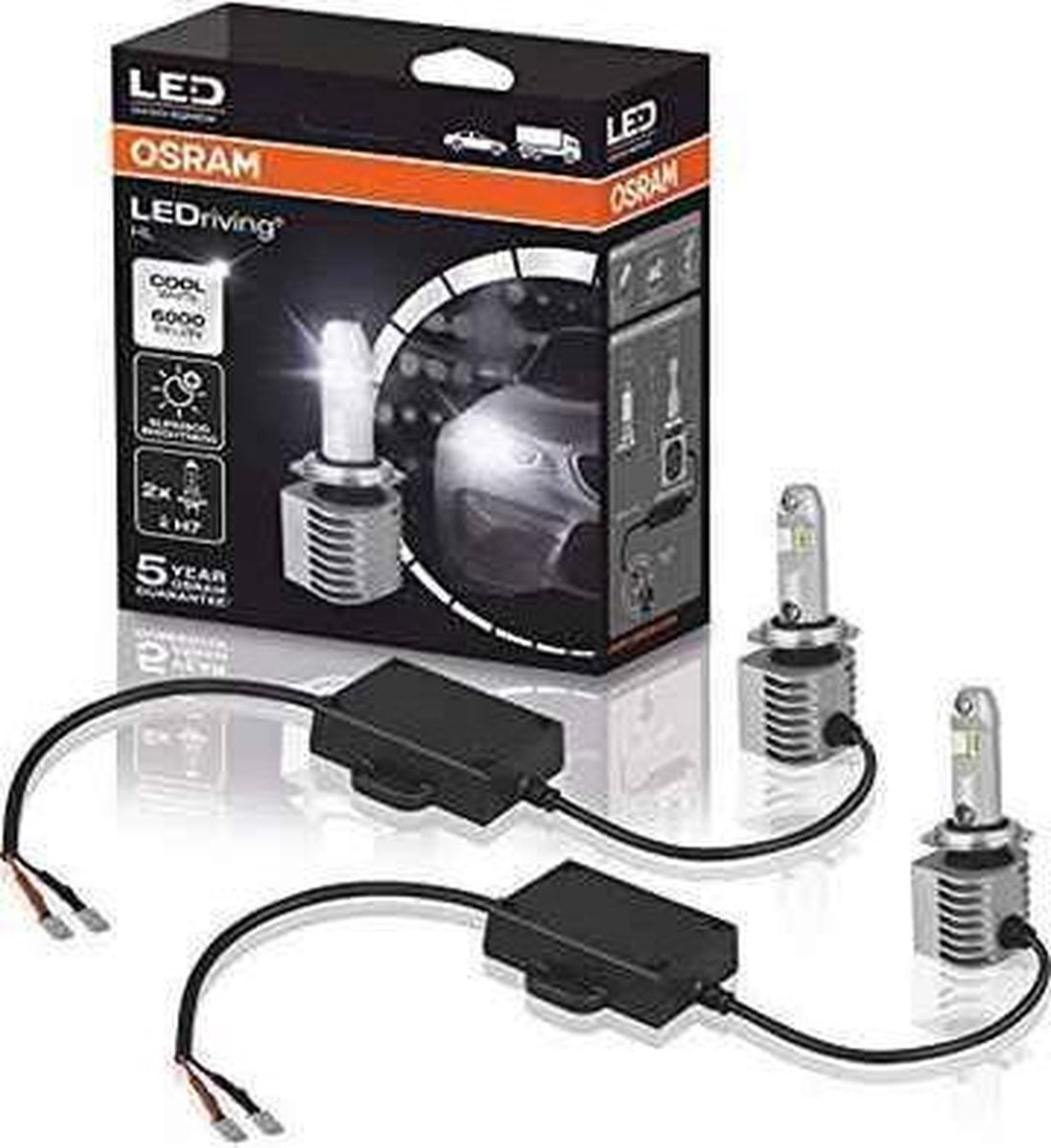 Osram Ledriving HL Standard - Voertuigverlichting - Led Lampen H7 - 2 Stuks