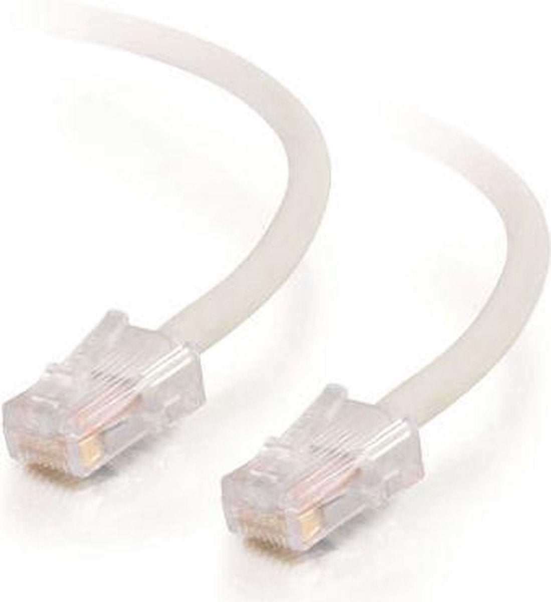 C2G Cat5E Assembled UTP Patch Cable White 20m netwerkkabel Wit