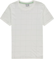 Kultivate T-shirt Word Grid Ecru/Wit (2001010213 - 203)