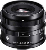 Sigma 45mm F2.8 DG DN MILC Standaardlens Zwart