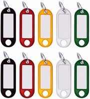 Sleutellabels met beschrijfbaar etiket 100 stuks