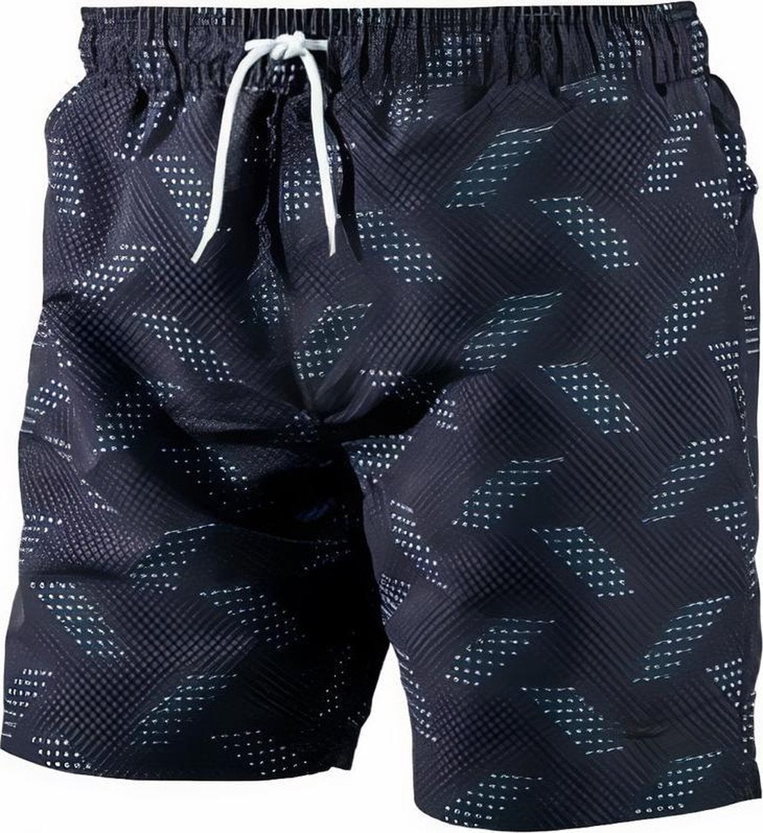 Beco Zwemshort Heren Polyester Zwart/wit Maat Xxl