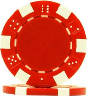 Pokerchip Dice Chip - Rood - 11