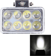 4 inch DC 9-36V 40W 3800LM 6000K IP67 Waterdichte vierkante auto Spotlight Fog Spotlight Foglight LED-autolampen met 8 LED-verlichting (wit licht)