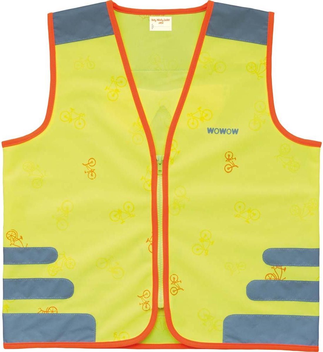 WOWOW Design Fluo hesje kind - Nuty jacket yellow L