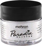 Mehron Paradise Glitter voor Schmink en Grime - Wit
