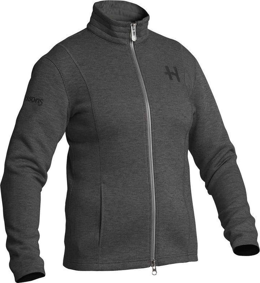 Halvarssons Fleece motorjack Djura Lady donker grijs L