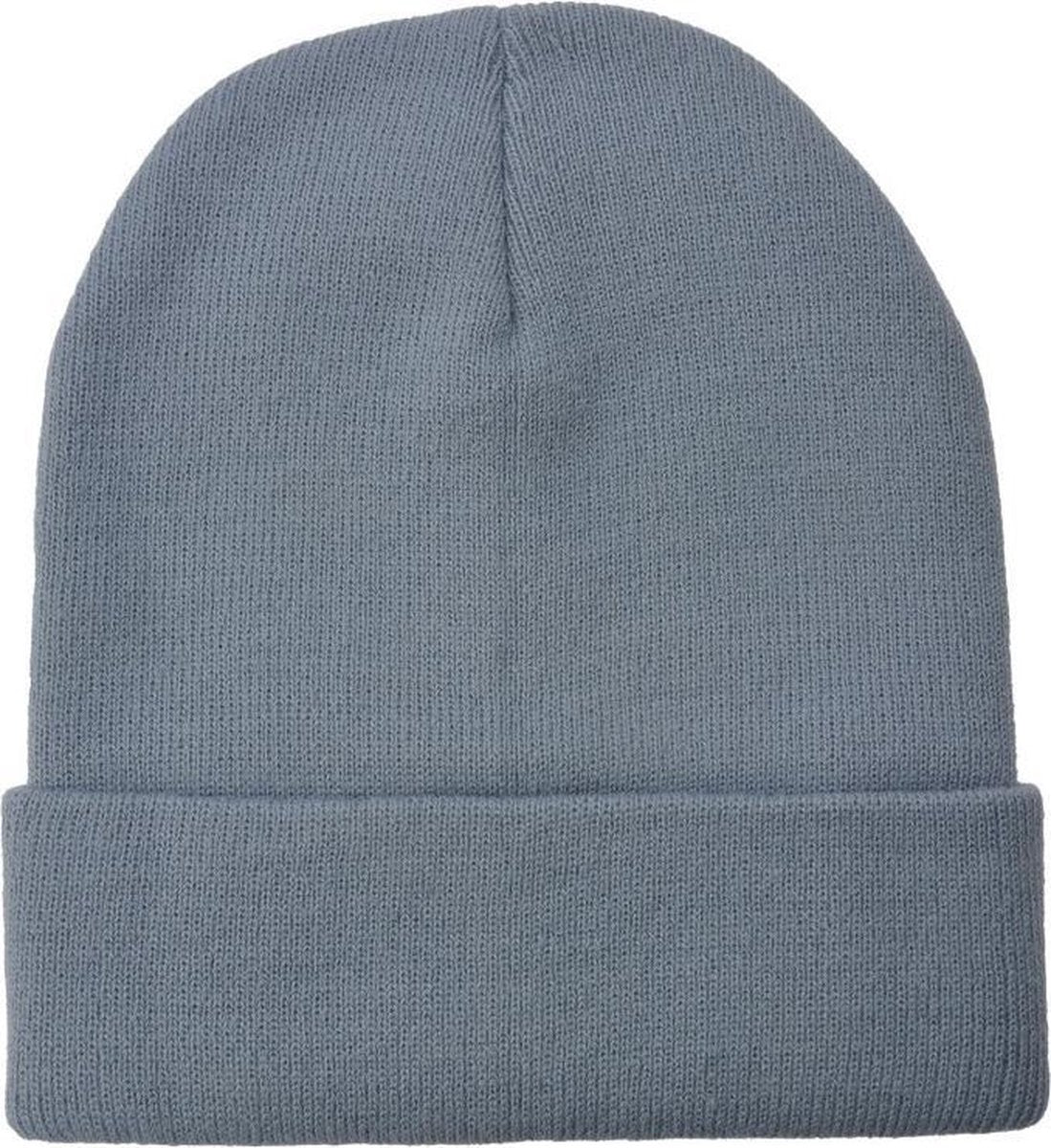 Muts | Muts Heren | Muts Dames | Beanie | 100% Acryl | Lichtgrijs | One Size | Unisex | Wintersport | Outdoor |