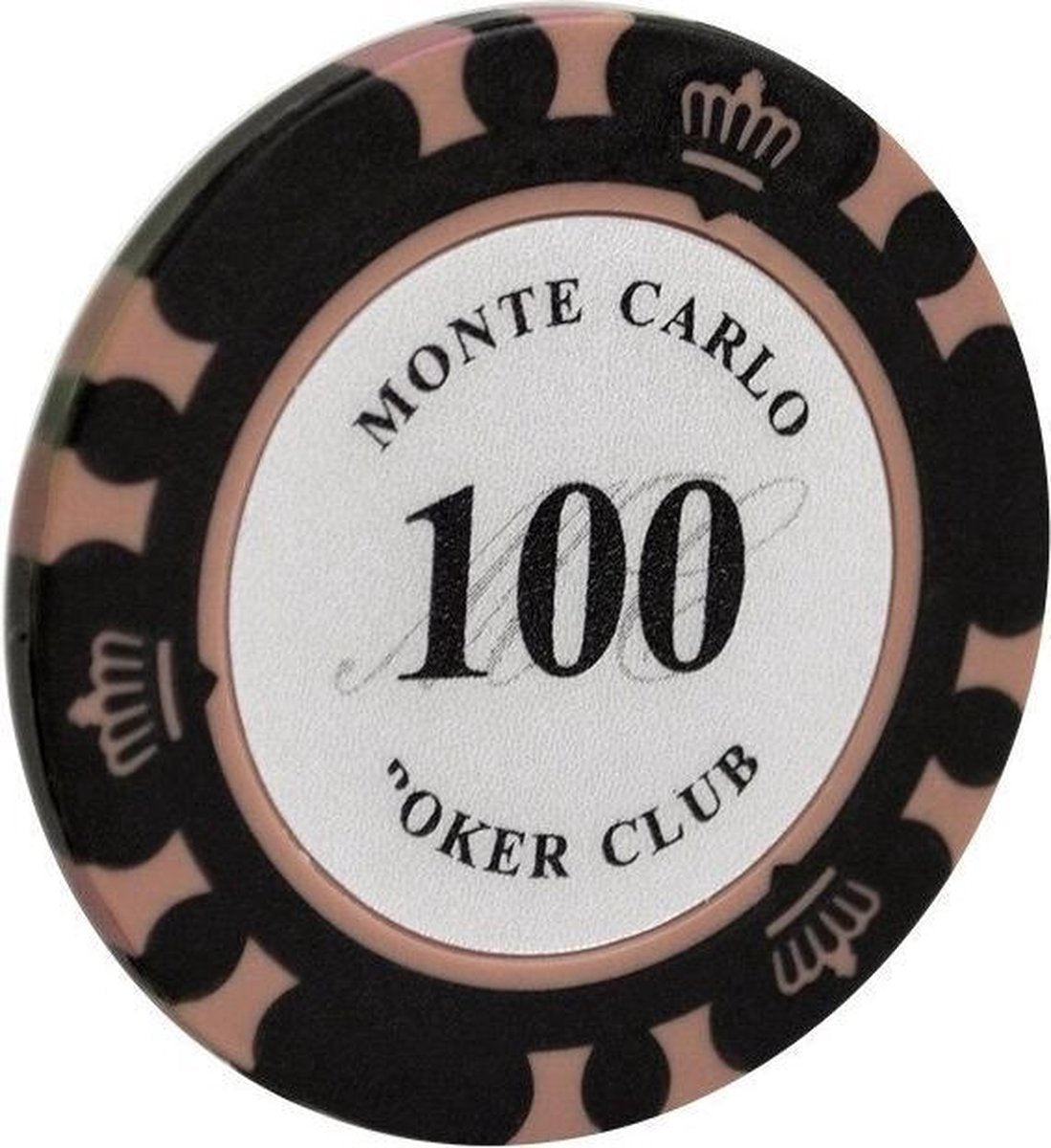 5 stuk Professionele Upscale Klei Casino Texas Poker Chips 14G waarde 100