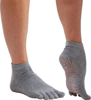 Gaiam Grippy Socks Sportsokken Dames - Grijs - Maat 36-40